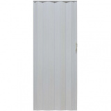 Drzwi harmonijkowe 001P-49-80 biały dąb mat 80 cm