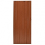 Drzwi harmonijkowe 001P-029-90 mahoń mat 90 cm
