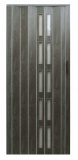 Drzwi harmonijkowe 005S-100-64 dąb grafit mat 100 cm