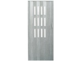 Drzwi harmonijkowe 001S-61-80 beton mat 80 cm